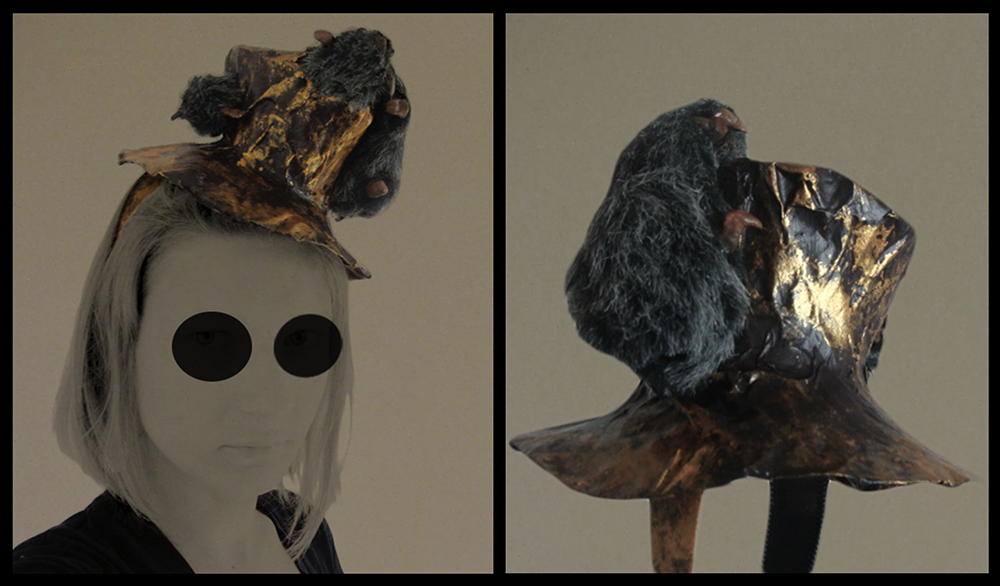 tiny hat design with moles